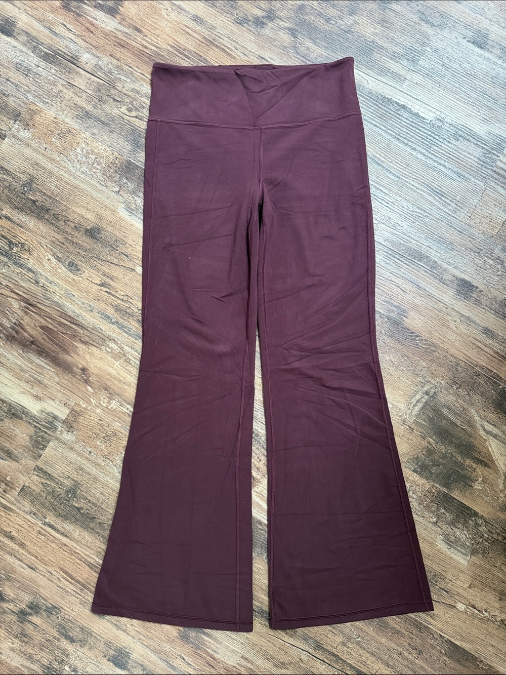 Athleta Elation Flare Pant Size Spiced Cabernet Burgundy Large